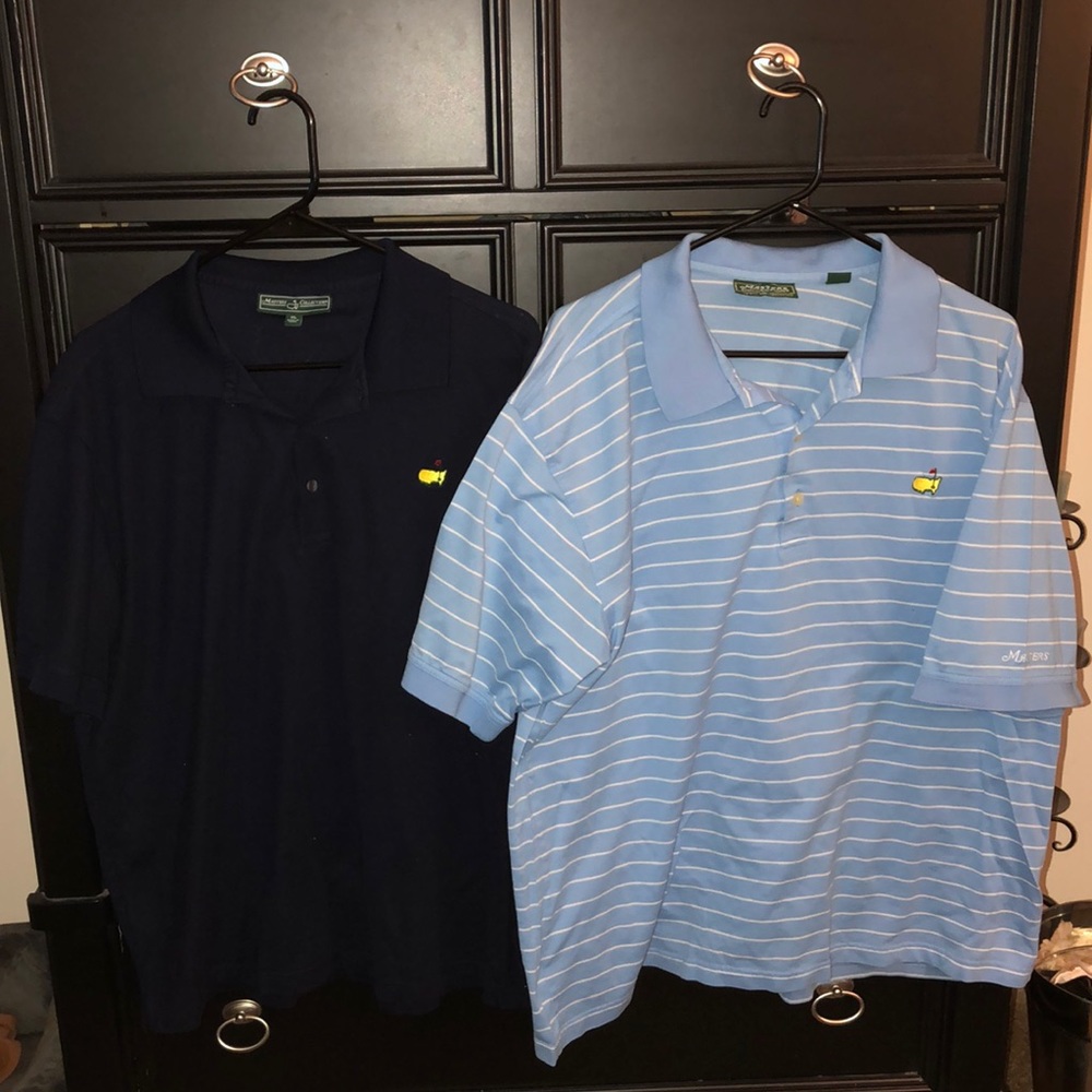 2 Mens Masters Collection polo size XL